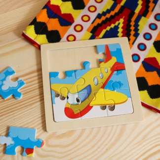 Puzzle de madeira - avião
