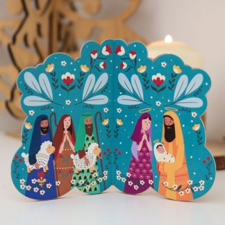 Presépio Folk Nórdico - pastores