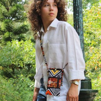 Bolsa/carteira para telemóvel - bogolan