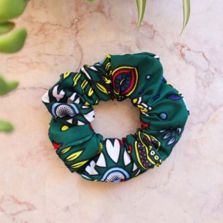 Elástico para cabelo – paisley verde
