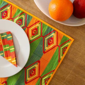 Individual de refeição rombo