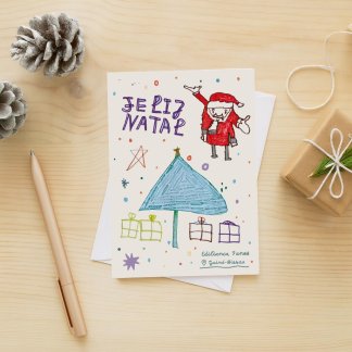 Cartão de Natal Árvore solidário