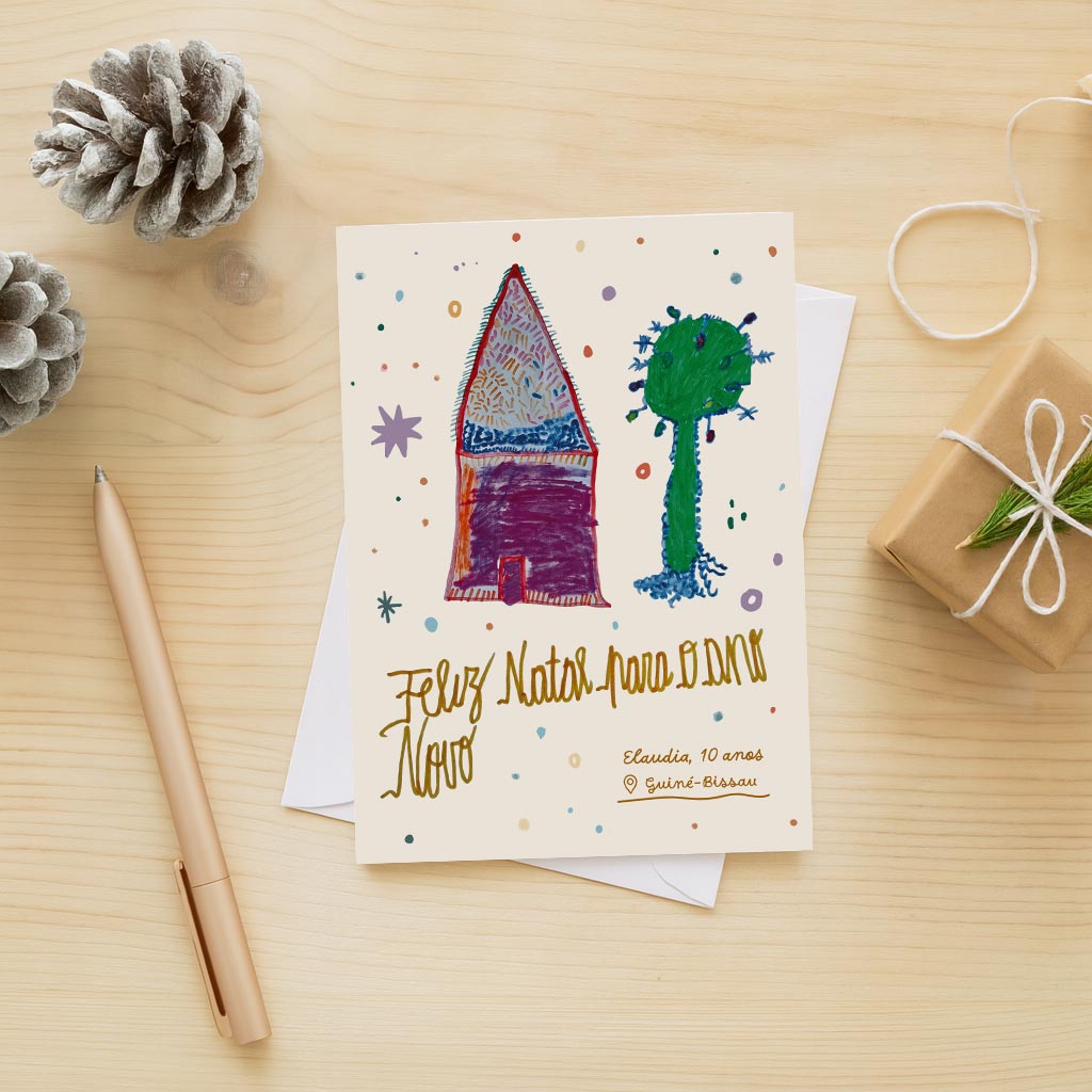 Cartão de Natal Casa