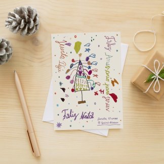 Cartão de Natal Menino Jesus