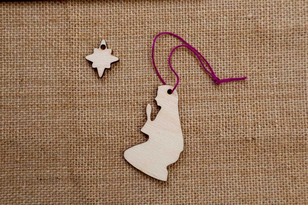 Presépio de madeira para pintar - Image 4