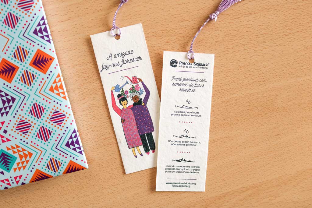 Marcador de páginas com sementes de flores silvestres - Image 2