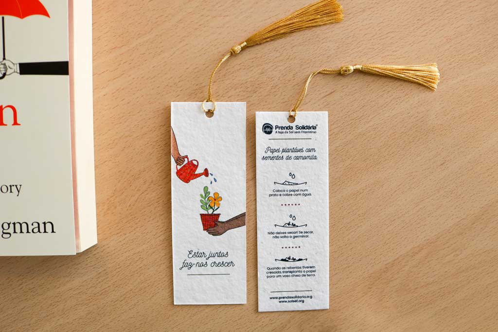 Marcador de páginas com sementes de camomila - Image 3