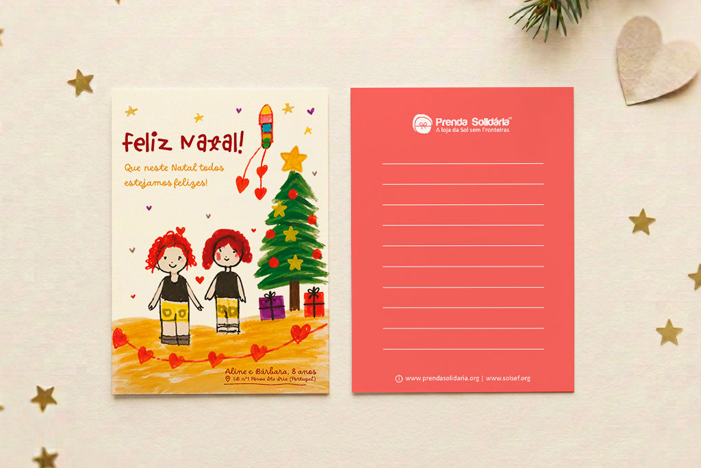 Postal de Natal - Felicidade, pela Aline e a Bárbara - Image 2