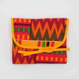 Muda fraldas dobrável -ziguezague amarelo e rosa