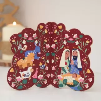 Presépio Folk Nórdico - animais